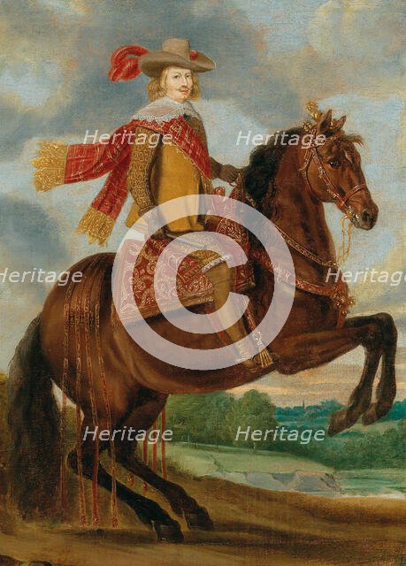 Equestrian Portrait of Cardinal-Infante Ferdinand of Austria (1609-1641). Creator: Crayer, Caspar de (1584-1669).