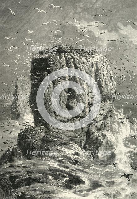'The Stack Rocks', c1870.