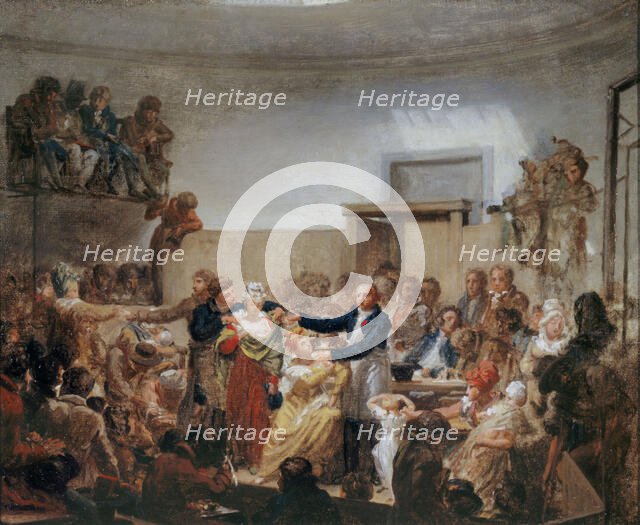 The consultation of Doctor Antoine Dubois (1756-1837), c1810. Creator: Nicolas Antoine Taunay.