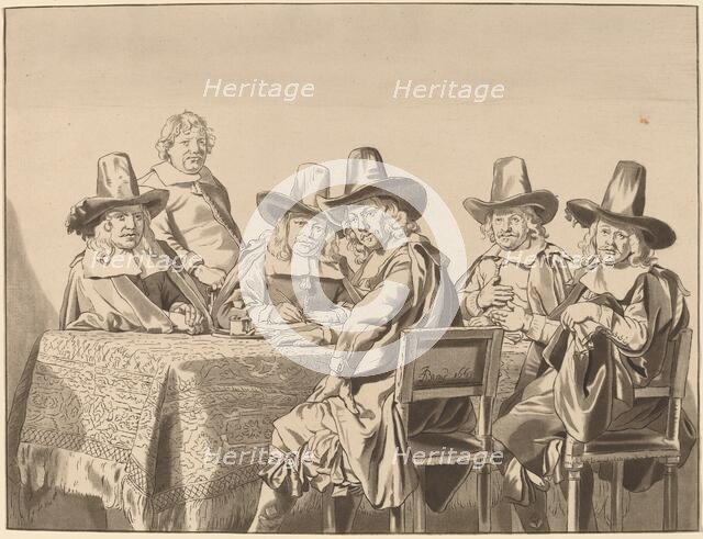 Directors of the Orphan Asylum of Haarlem, 1777, published 1786. Creator: Bernhard Schreuder.