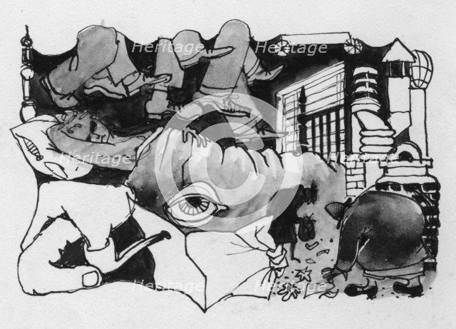 Surreal study, 1952. Creator: Shirley Markham.