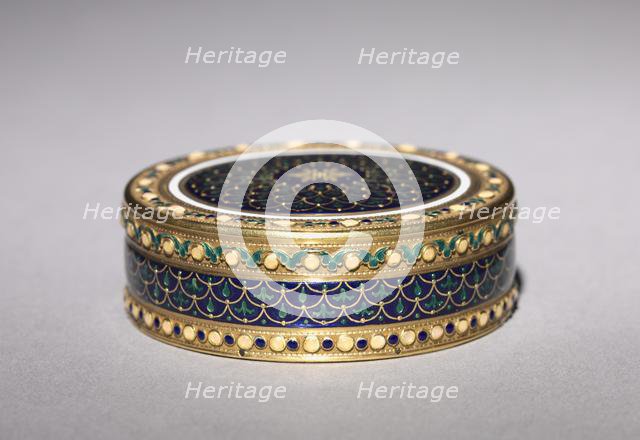 Powder Box (Poudrier), 1779-1780. Creator: Jean-Joseph Barrière (French).