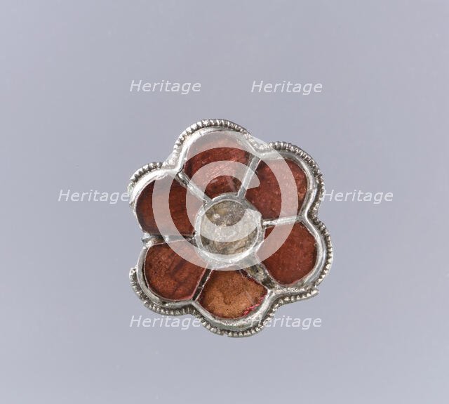 Rosette Brooch, Frankish, 6th century. Creator: Unknown.