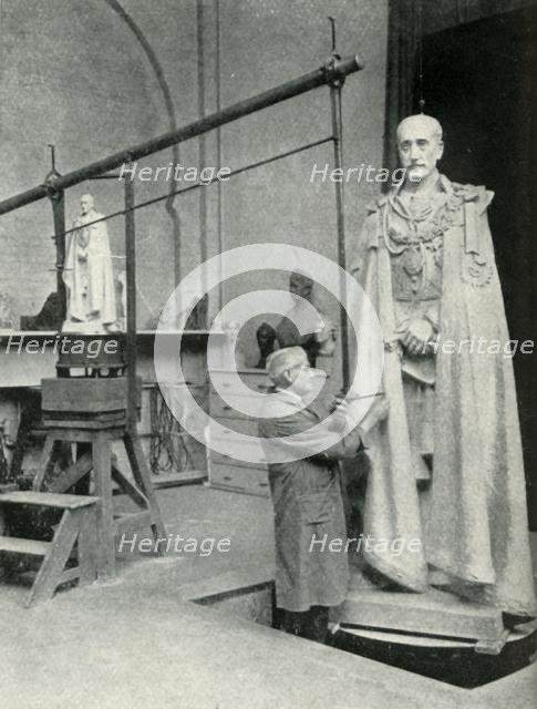 'European sculptor', 1947. Creator: Unknown.