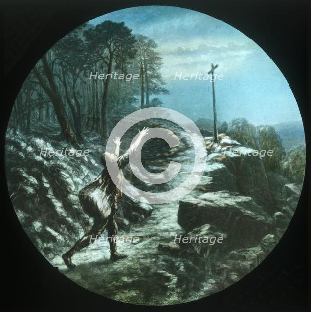 'Christian sees the cross', c1910. Creator: Unknown.