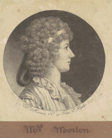 Cornelia Schuyler Morton, 1797-1798. Creator: Charles Balthazar Julien Févret de Saint-Mémin.