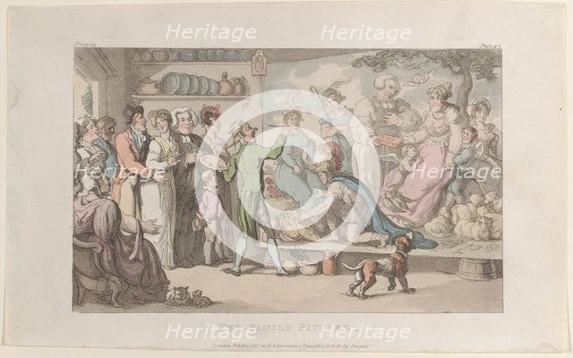 The Family Picture, from "The Vicar of Wakefield", May 1, 1817., May 1, 1817. Creator: Thomas Rowlandson.