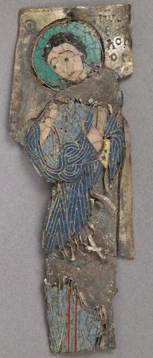 Plaque of St. John, Byzantine, 12th century. Creator: Unknown.