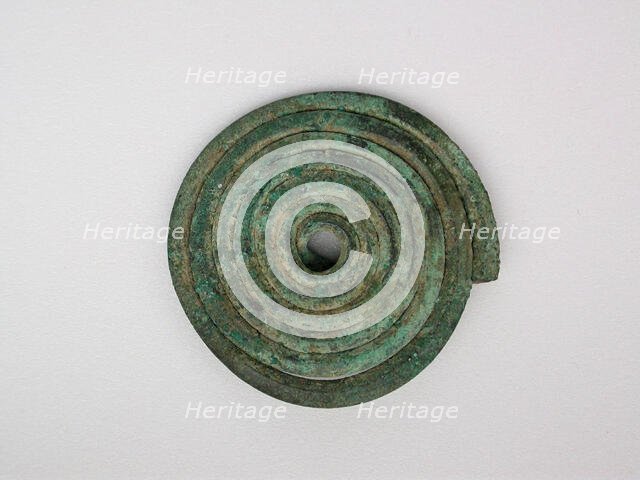 Spiral Fibula, Geometric Period (800-700 BCE). Creator: Unknown.