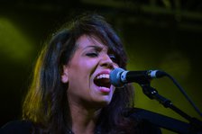 Chloe Charles, Love Supreme Jazz Festival, Glynde Place, East Sussex, 2014. Artist: Brian O'Connor.