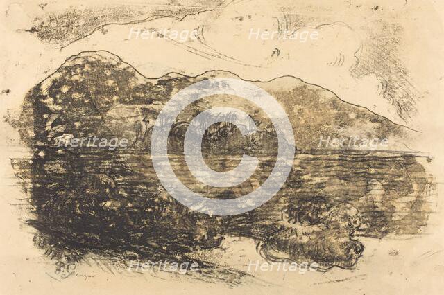 Tahitian Shore [recto], c. 1900. Creator: Paul Gauguin.