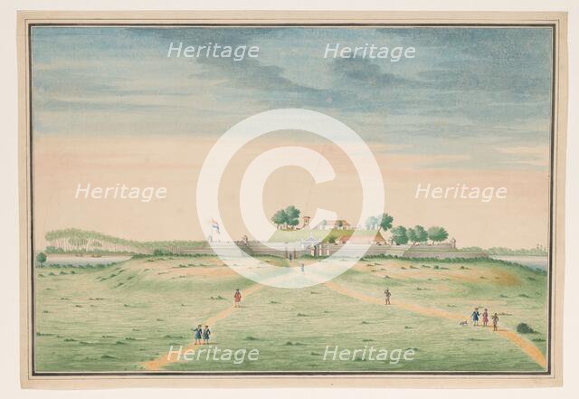 View of the south side of the fort in Kalutara, c.1750. Creator: Anon.