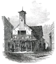 The Old Market-House, at Ashburton, Devon, 1850. Creator: Unknown.