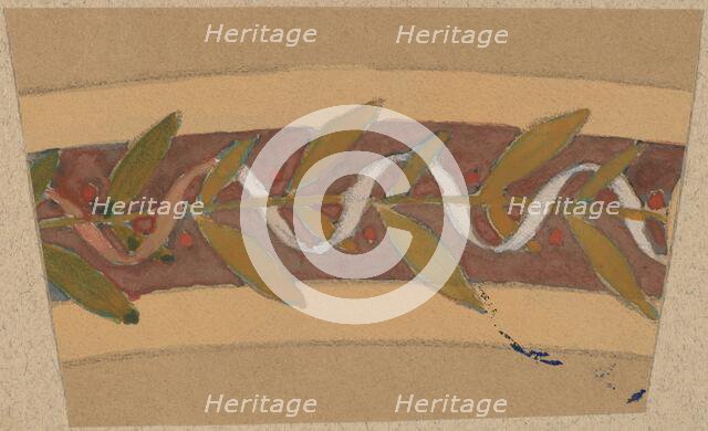 Study for a Border Design, 1890/1897. Creator: Charles Sprague Pearce.