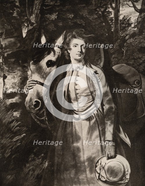 'Lady Charles Spencer', mid-18th century, (1912). Artist: William Dickinson