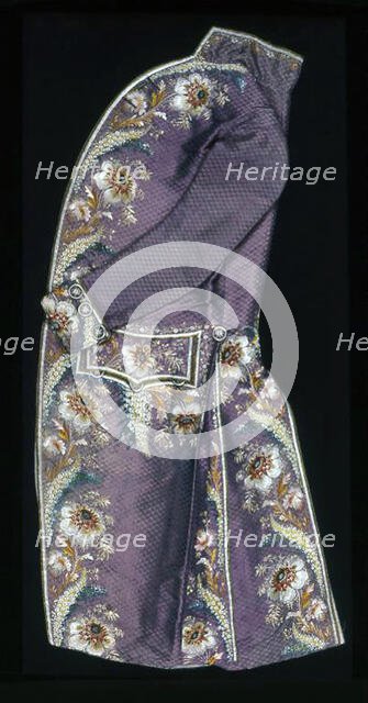 Man's Full-length Coat, France, c. 1790. Creator: Unknown.