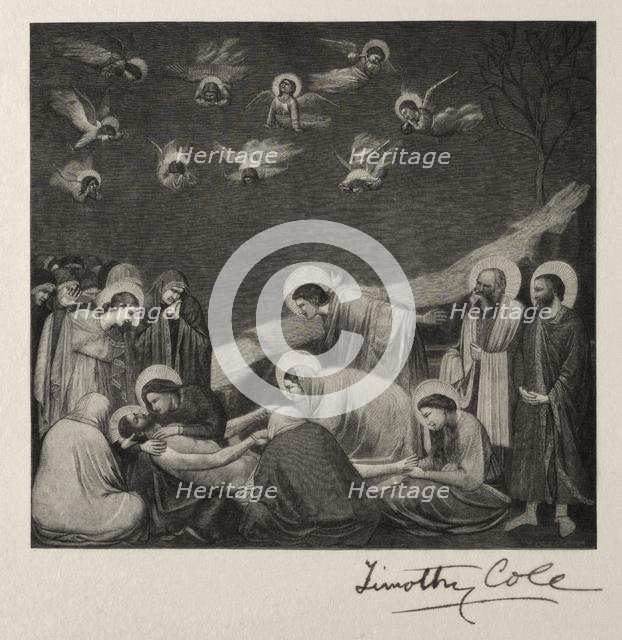 The Entombment, 1887. Creator: Timothy Cole (American, 1852-1931).