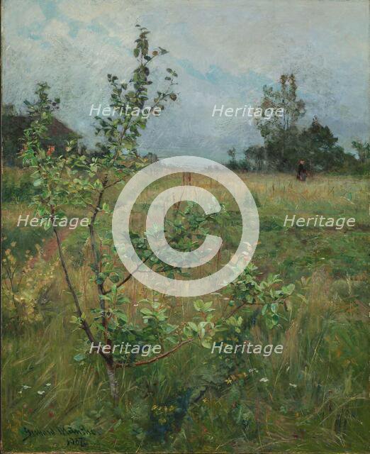 The Apple Tree, 1887. Creator: Gerhard Munthe.