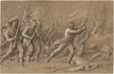 Battle Charge, 1865-1874. Creator: Hammatt Billings.
