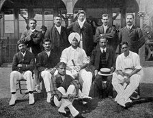 The all-India cricket team of 1911 (1912). Artist: Unknown