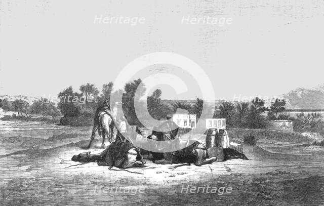 'Fountain of Moses, near Suez; The Red Sea', 1875. Creator: Unknown.
