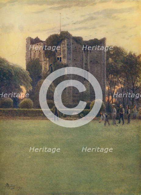 'Guildford Castle', 1911, (1914). Artist: James S Ogilvy.