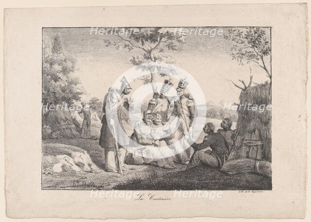 The Lunch Lady, ca. 1840. Creator: Hippolyte Bellangé.