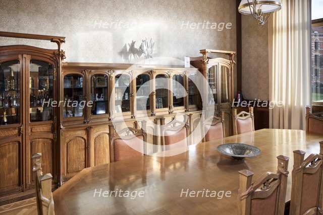 Interior-Hotel van Eetvelds, Av. Palmeston, Brussels, Belgium, (1895), c2014-2017. Artist: Alan John Ainsworth.