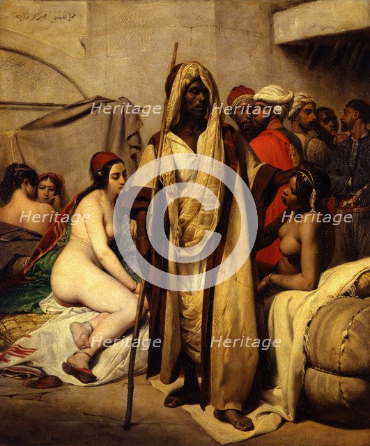 The Slave Market, 1836. Artist: Vernet, Horace (1789-1863)