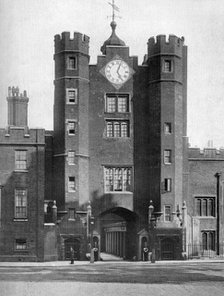Gatehouse of St James's Palace, London, 1924-1926. Creator: Unknown.