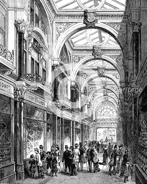 New arcade, Old Bond-Street: interior, 1880. Creator: Unknown.