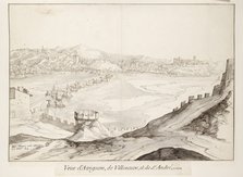 View of the Bridge at Avignon looking towards Villeneuve, early 17th century. Artist: Etienne Martellange.