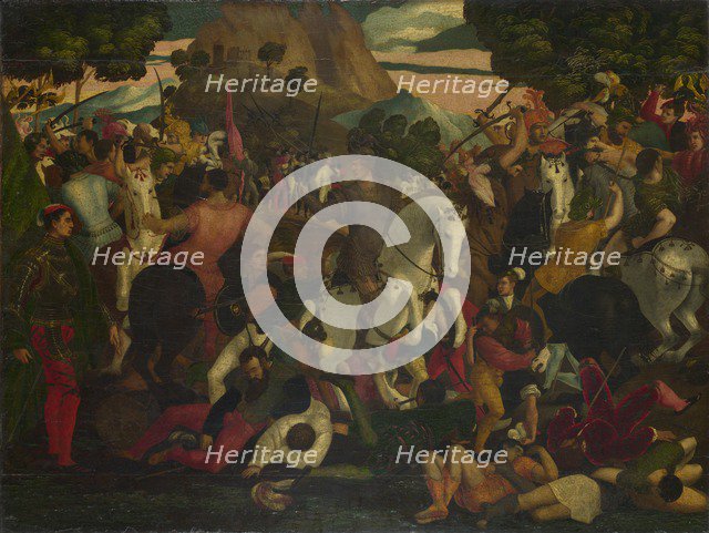 A Battle, 1530s. Artist: Italian master  