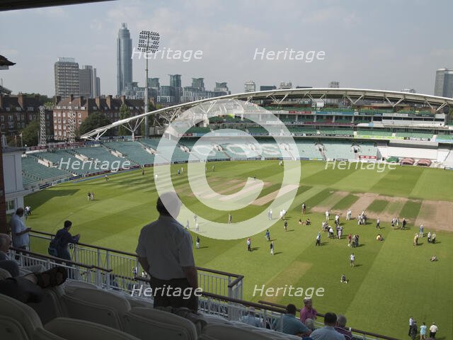 The Oval Cricket Ground, Kennington, Lambeth, London, 2013. Creator: Simon Inglis.