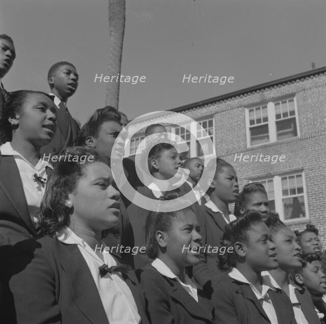 Bethune-Cookman College, Daytona Beach, Florida, 1943. Creator: Gordon Parks.