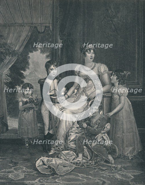 'Marie-Annunciade-Caroline Bonaparte', c1810, (1896). Artist: AE Anderson.