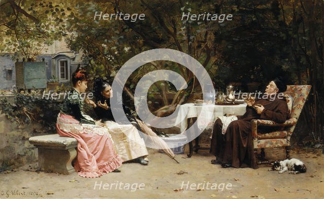 The Reprimand, 1874. Creator: Jehan Georges Vibert.