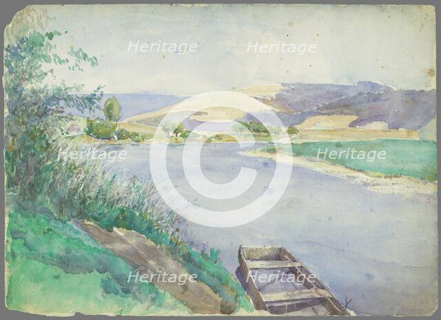 River in the valley, 1870-1890. Creator: Ladislav Mednyanszky.