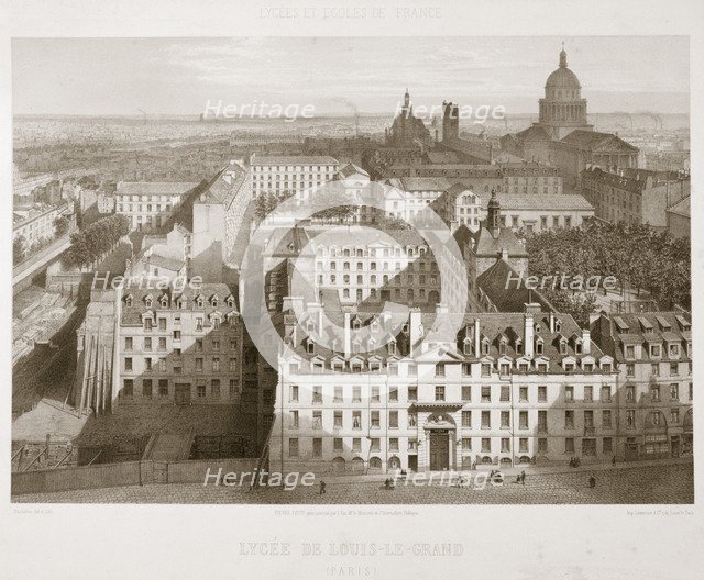 Lycee de Louis-le-Grand, Paris, 1867. Artist: Anon