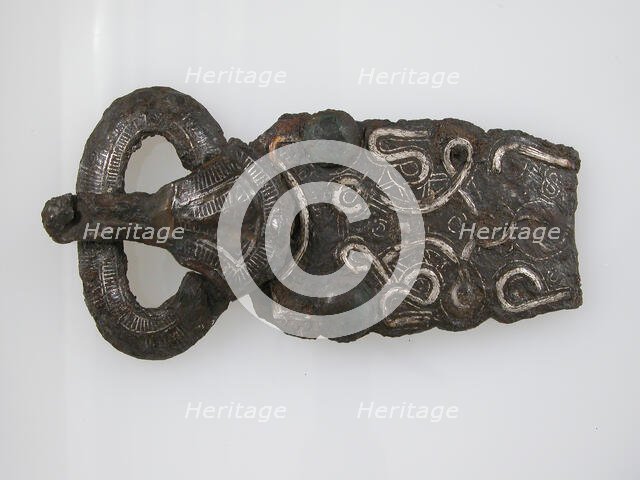 Belt Buckle, Frankish, 7th century. Creator: Unknown.