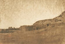 Vue prise au Village d'Abou-hor (Tropique du Cancer), April 1850. Creator: Maxime du Camp.