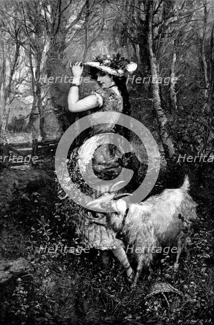 "Springtime" - after M. Bernard, 1890.  Creator: Unknown.