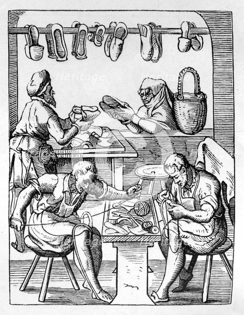 Shoemaker, c1559-1591. Artist: Jost Amman