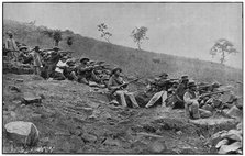 Boers besieging Ladysmith, 2nd Boer War, 1899-1900.  Artist: Anon