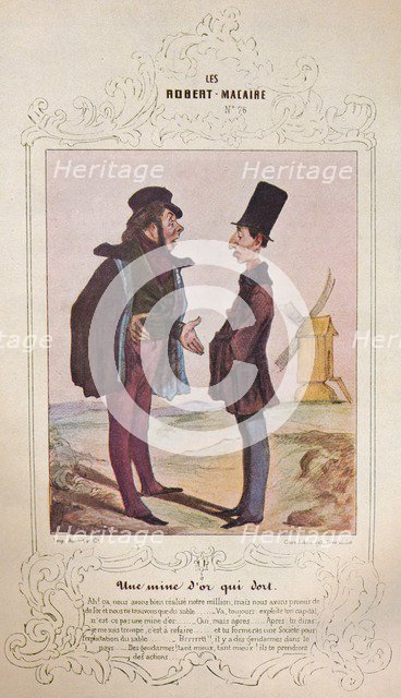 'Les Cent et un Robert Macaire', 1840 (1947). Artist: Honore Daumier.