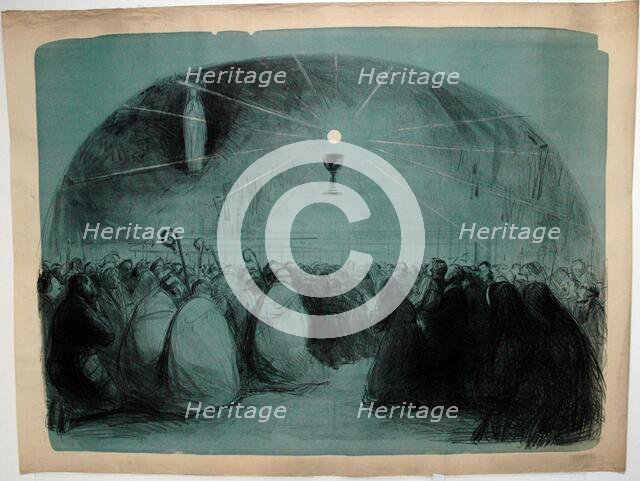 Lourdes, 1914, 25th International Eucharistic Congress, 1914. Creator: Jean Louis Forain.