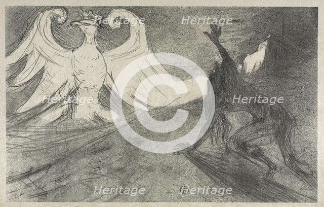 Project for Frontispiece to: Au pied du Sinaï, 1898. Creator: Henri de Toulouse-Lautrec (French, 1864-1901).