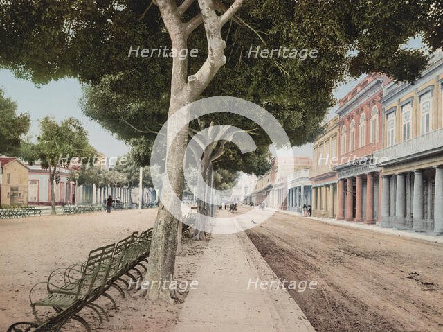 Paseo del Prado, Habana, c1900. Creator: William H. Jackson.