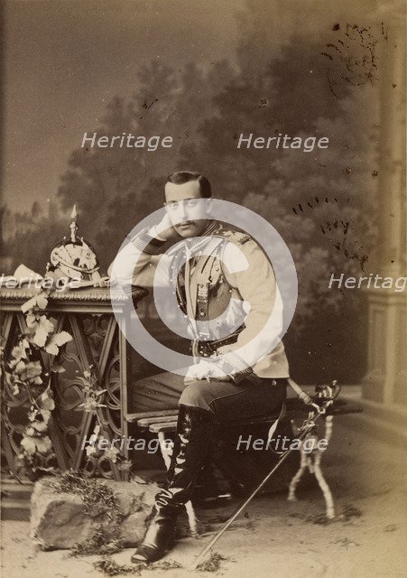 Portrait of Grand Duke Sergei Maximilianovich of Leuchtenberg (1849-1877), 1873.