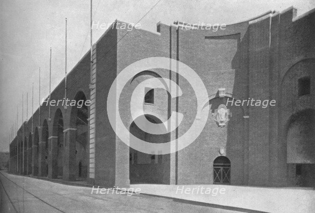Entrance, Franklin Field Stadium, University of Pennsylvania, Philadelphia, 1923. Artist: Unknown.
